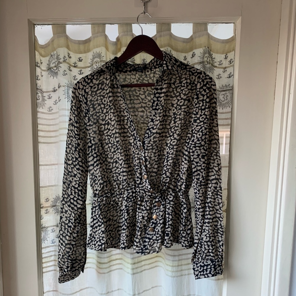 Woven Peplum top
